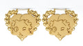 Gold Betty Heart Hoops