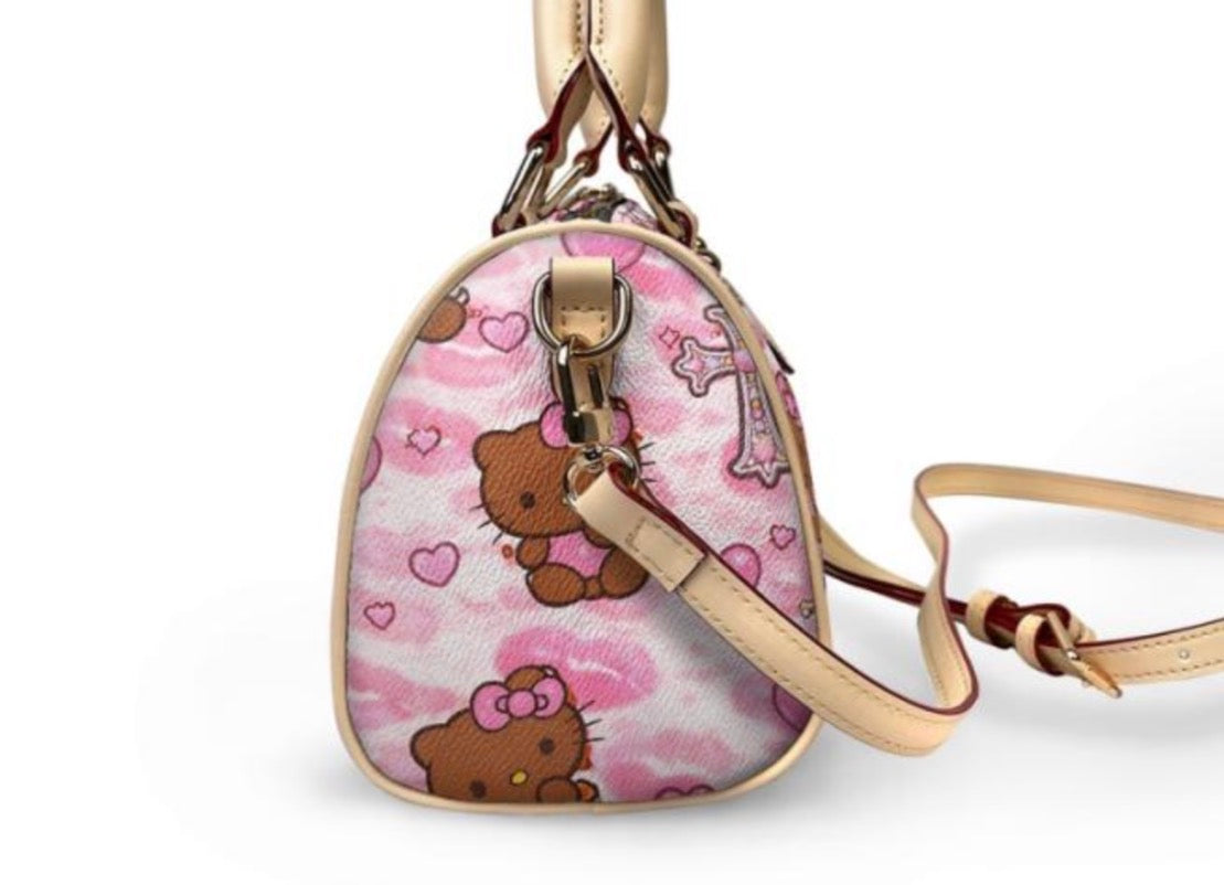 Pink Sweetheart Barrel Bag