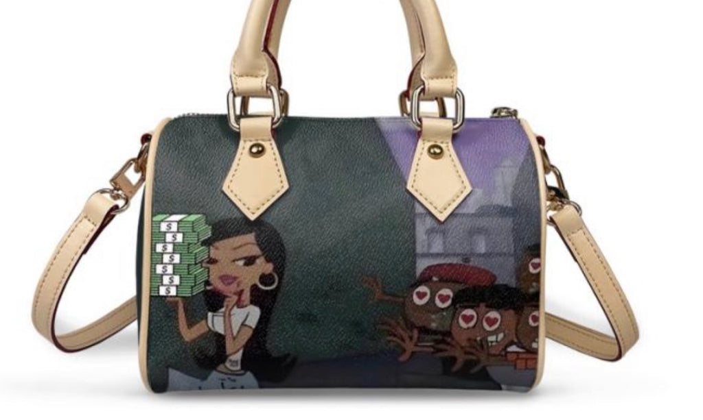 Boss Babe Cash Stack Barrel Bag