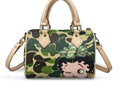 Money Doll Betty Camo Mini Barrel Bag